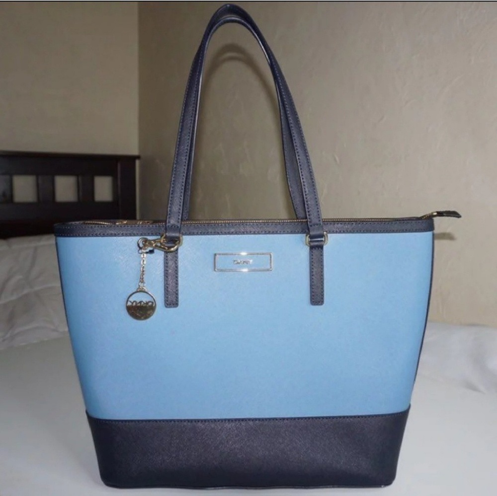 DKNY Saffiano Leather Tote Like New